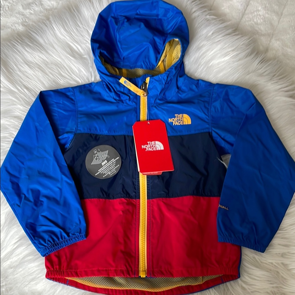 NWT The North Face Kids' Blue and Red Jacket